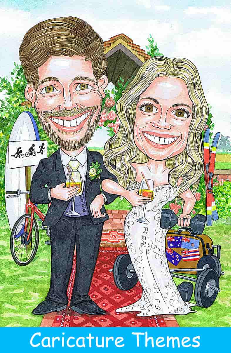 Shop for custom caricatures from photos